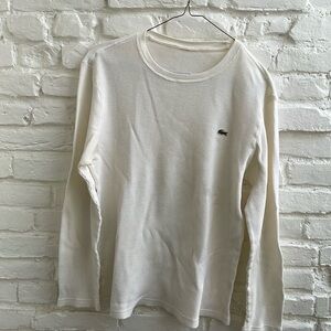 Lacoste thermal waffle shirt M